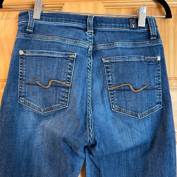 7 for all mankind high waist gwenevere skinny jeans size 27 - Picture 3 of 11